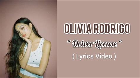 abc/olivia rodrigo drivers license lyrics